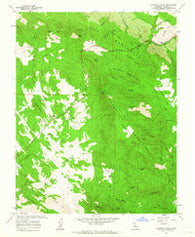Catheys Valley California Historical topographic map, 1:24000 scale, 7.5 X 7.5 Minute, Year 1962