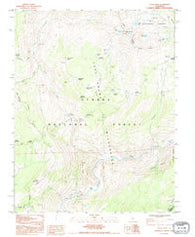 Cattle Mtn California Historical topographic map, 1:24000 scale, 7.5 X 7.5 Minute, Year 1992