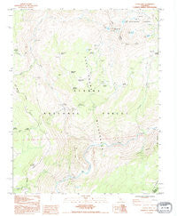 Cattle Mtn California Historical topographic map, 1:24000 scale, 7.5 X 7.5 Minute, Year 1992