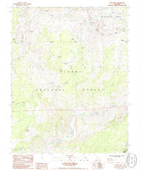 Cattle Mtn California Historical topographic map, 1:24000 scale, 7.5 X 7.5 Minute, Year 1983