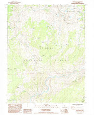 Cattle Mtn California Historical topographic map, 1:24000 scale, 7.5 X 7.5 Minute, Year 1983