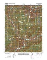 Cattle Mountain California Historical topographic map, 1:24000 scale, 7.5 X 7.5 Minute, Year 2012