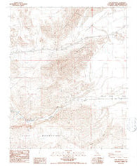 Cave Mountain California Historical topographic map, 1:24000 scale, 7.5 X 7.5 Minute, Year 1986