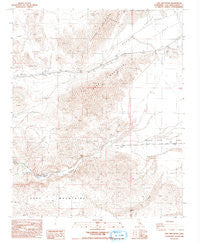 Cave Mountain California Historical topographic map, 1:24000 scale, 7.5 X 7.5 Minute, Year 1986
