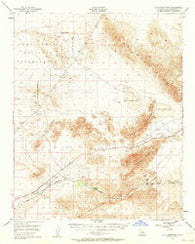 Cave Mountain California Historical topographic map, 1:62500 scale, 15 X 15 Minute, Year 1948