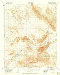 Cave Mountain California Historical topographic map, 1:62500 scale, 15 X 15 Minute, Year 1948