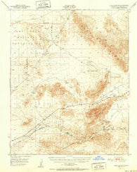 Cave Mountain California Historical topographic map, 1:62500 scale, 15 X 15 Minute, Year 1951