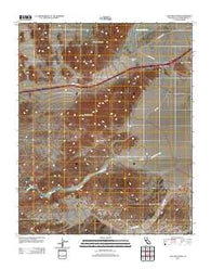 Cave Mountain California Historical topographic map, 1:24000 scale, 7.5 X 7.5 Minute, Year 2012