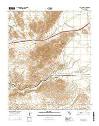 Cave Mountain California Current topographic map, 1:24000 scale, 7.5 X 7.5 Minute, Year 2015