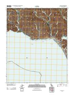 Cayucos California Historical topographic map, 1:24000 scale, 7.5 X 7.5 Minute, Year 2012