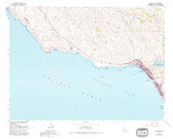 Cayucos California Historical topographic map, 1:24000 scale, 7.5 X 7.5 Minute, Year 1965