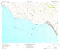 Cayucos California Historical topographic map, 1:24000 scale, 7.5 X 7.5 Minute, Year 1965