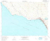 Cayucos California Historical topographic map, 1:24000 scale, 7.5 X 7.5 Minute, Year 1965