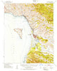 Cayucos California Historical topographic map, 1:62500 scale, 15 X 15 Minute, Year 1951