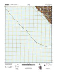 Cayucos OE W California Historical topographic map, 1:24000 scale, 7.5 X 7.5 Minute, Year 2012