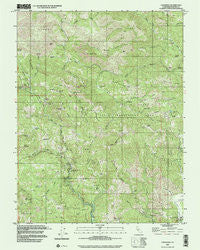 Cazadero California Historical topographic map, 1:24000 scale, 7.5 X 7.5 Minute, Year 1998