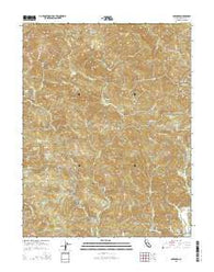 Cazadero California Current topographic map, 1:24000 scale, 7.5 X 7.5 Minute, Year 2015