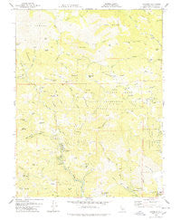 Cazadero California Historical topographic map, 1:24000 scale, 7.5 X 7.5 Minute, Year 1978