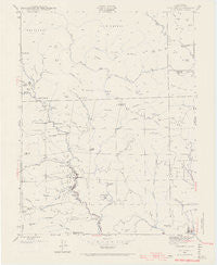 Cazadero California Historical topographic map, 1:24000 scale, 7.5 X 7.5 Minute, Year 1943