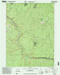Cecilville California Historical topographic map, 1:24000 scale, 7.5 X 7.5 Minute, Year 2001