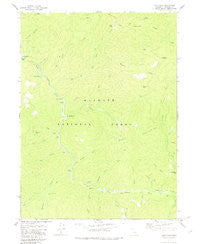 Cecilville California Historical topographic map, 1:24000 scale, 7.5 X 7.5 Minute, Year 1979