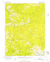 Cecilville California Historical topographic map, 1:62500 scale, 15 X 15 Minute, Year 1955