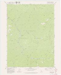 Cecilville California Historical topographic map, 1:24000 scale, 7.5 X 7.5 Minute, Year 1979