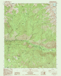 Cedar Grove California Historical topographic map, 1:24000 scale, 7.5 X 7.5 Minute, Year 1992