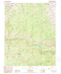 Cedar Grove California Historical topographic map, 1:24000 scale, 7.5 X 7.5 Minute, Year 1988