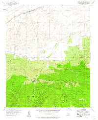 Cedar Springs California Historical topographic map, 1:24000 scale, 7.5 X 7.5 Minute, Year 1956