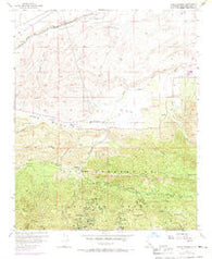Cedar Springs California Historical topographic map, 1:24000 scale, 7.5 X 7.5 Minute, Year 1956