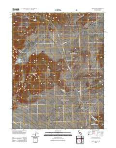 Cedar Hill California Historical topographic map, 1:24000 scale, 7.5 X 7.5 Minute, Year 2012