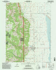 Cedarville California Historical topographic map, 1:24000 scale, 7.5 X 7.5 Minute, Year 1993