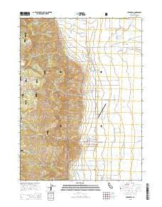 Cedarville California Current topographic map, 1:24000 scale, 7.5 X 7.5 Minute, Year 2015