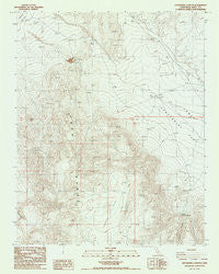 Centennial Canyon California Historical topographic map, 1:24000 scale, 7.5 X 7.5 Minute, Year 1987