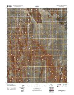 Centennial Canyon California Historical topographic map, 1:24000 scale, 7.5 X 7.5 Minute, Year 2012