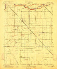 Ceres California Historical topographic map, 1:31680 scale, 7.5 X 7.5 Minute, Year 1916