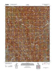 Cerro Gordo Peak California Historical topographic map, 1:24000 scale, 7.5 X 7.5 Minute, Year 2012