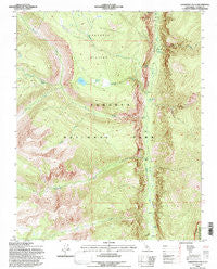 Chagoopa Falls California Historical topographic map, 1:24000 scale, 7.5 X 7.5 Minute, Year 1994