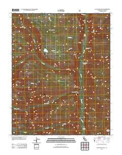Chagoopa Falls California Historical topographic map, 1:24000 scale, 7.5 X 7.5 Minute, Year 2012