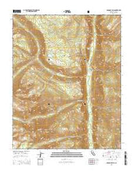 Chagoopa Falls California Current topographic map, 1:24000 scale, 7.5 X 7.5 Minute, Year 2015
