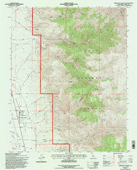 Chalfant Valley California Historical topographic map, 1:24000 scale, 7.5 X 7.5 Minute, Year 1994
