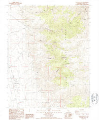 Chalfant Valley California Historical topographic map, 1:24000 scale, 7.5 X 7.5 Minute, Year 1987
