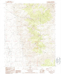 Chalfant Valley California Historical topographic map, 1:24000 scale, 7.5 X 7.5 Minute, Year 1987