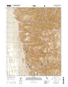 Chalfant Valley California Current topographic map, 1:24000 scale, 7.5 X 7.5 Minute, Year 2015