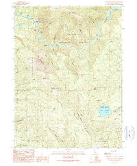 Chalk Mountain California Historical topographic map, 1:24000 scale, 7.5 X 7.5 Minute, Year 1990