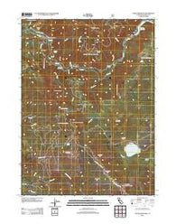 Chalk Mountain California Historical topographic map, 1:24000 scale, 7.5 X 7.5 Minute, Year 2012