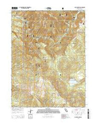 Chalk Mountain California Current topographic map, 1:24000 scale, 7.5 X 7.5 Minute, Year 2015