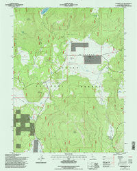 Champs Flat California Historical topographic map, 1:24000 scale, 7.5 X 7.5 Minute, Year 1995