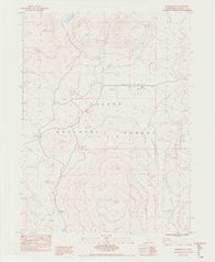 Champs Flat California Historical topographic map, 1:24000 scale, 7.5 X 7.5 Minute, Year 1983